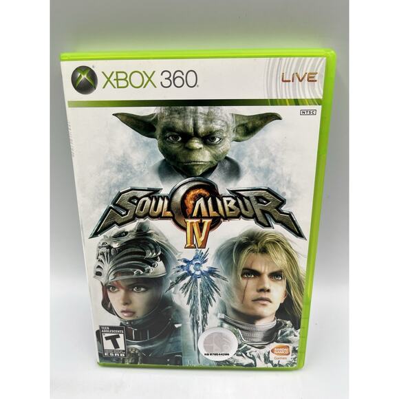 Soul Calibur IV (Microsoft Xbox 360, 2008) Complete CIB with Manual - Picture 1 of 10